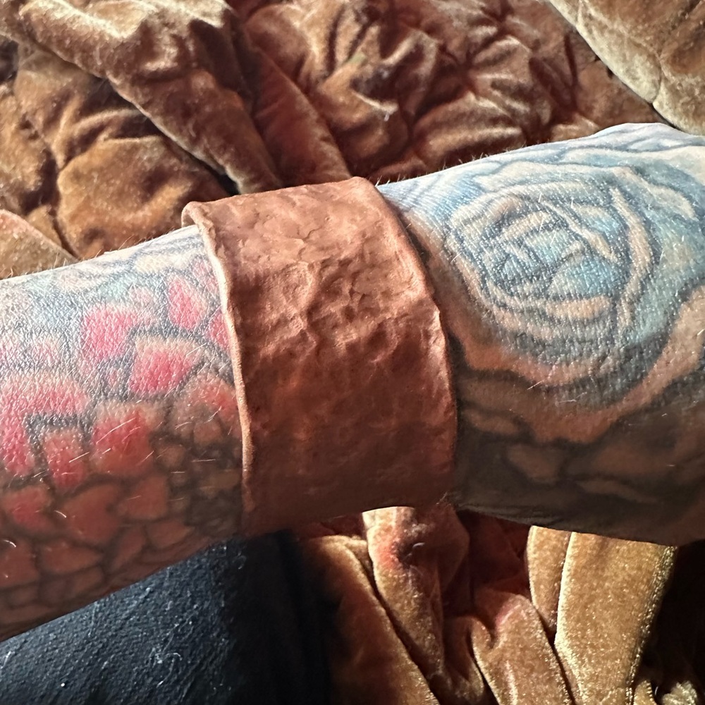 Brutalist Copper Bracelet